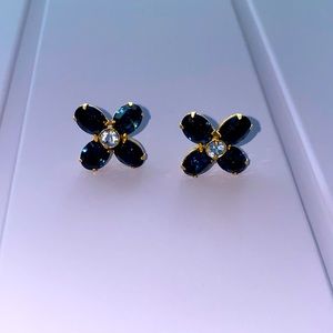 JoJo loves you navy blue jewel stud earrings